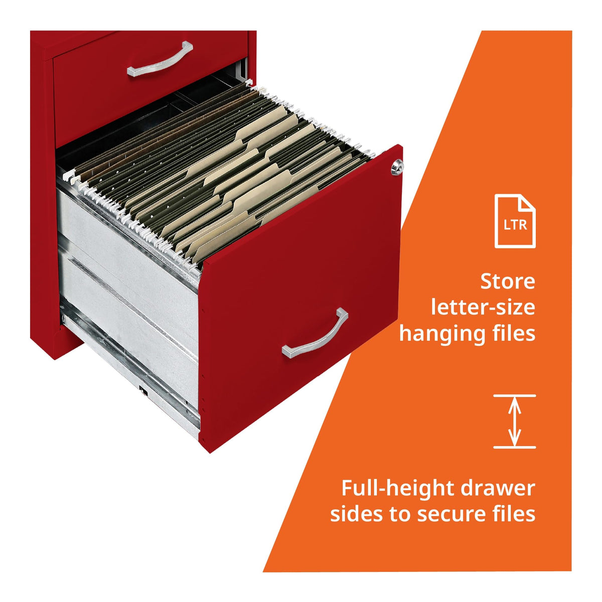 2 Drawer Locking Steel Filing Cabinet Z2595