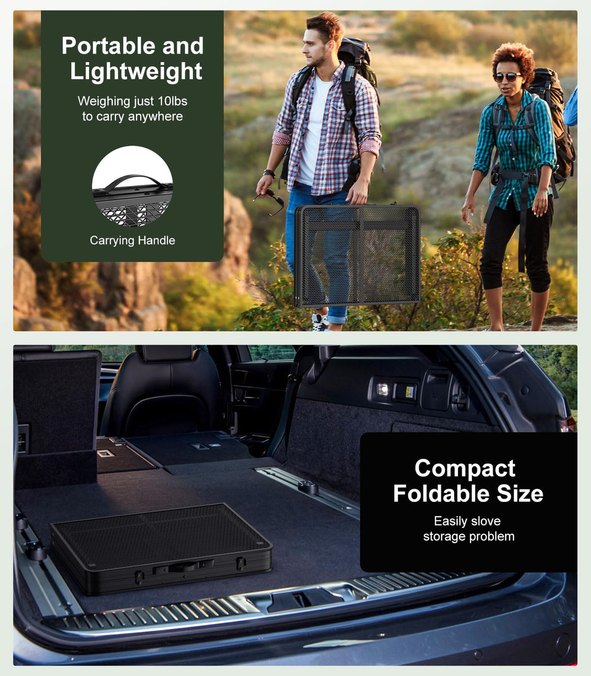 Portable Folding Grill Table Q8896