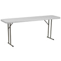 6 ft Plastic Folding Training Table B7251