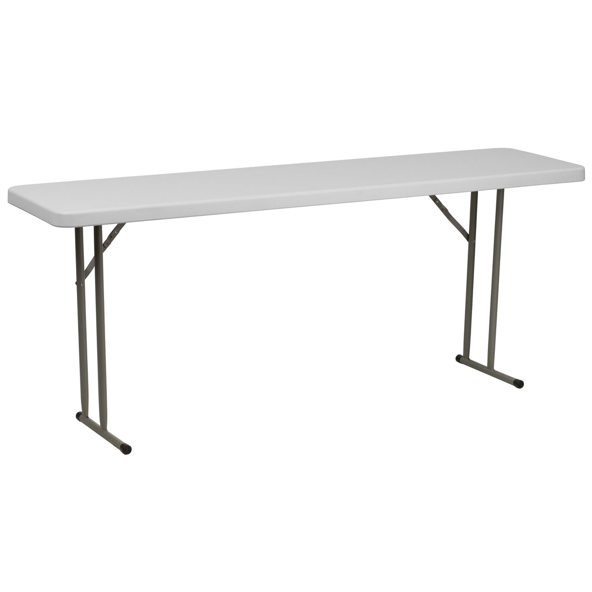 6 ft Plastic Folding Training Table B7251