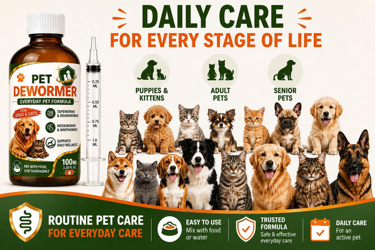 Praziquantel & Pyrantel Pamoate Oral Suspension for Dogs & Cats 3.38 fl oz F346
