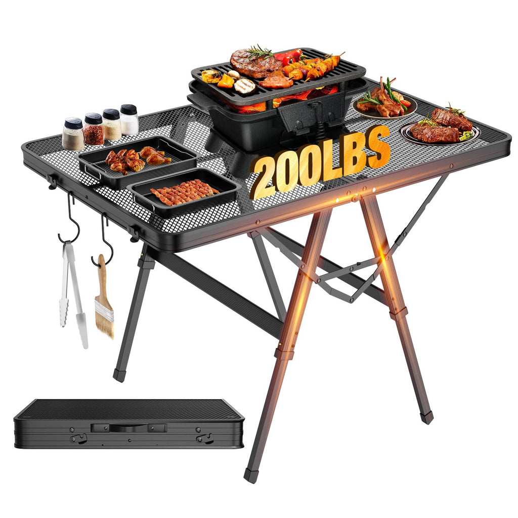 Portable Folding Grill Table Q8896