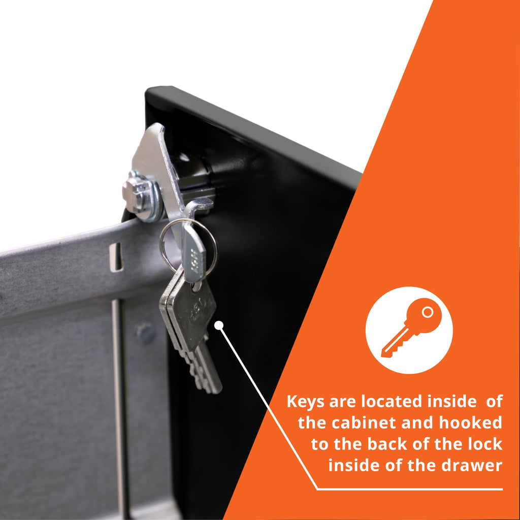 2 Drawer Locking Steel Filing Cabinet Z2595