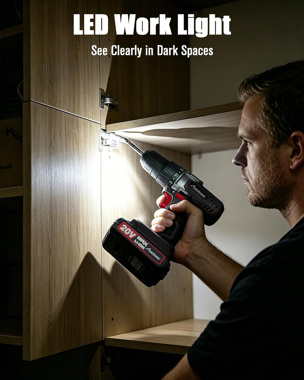 20V Cordless Electric Drill Set V786089