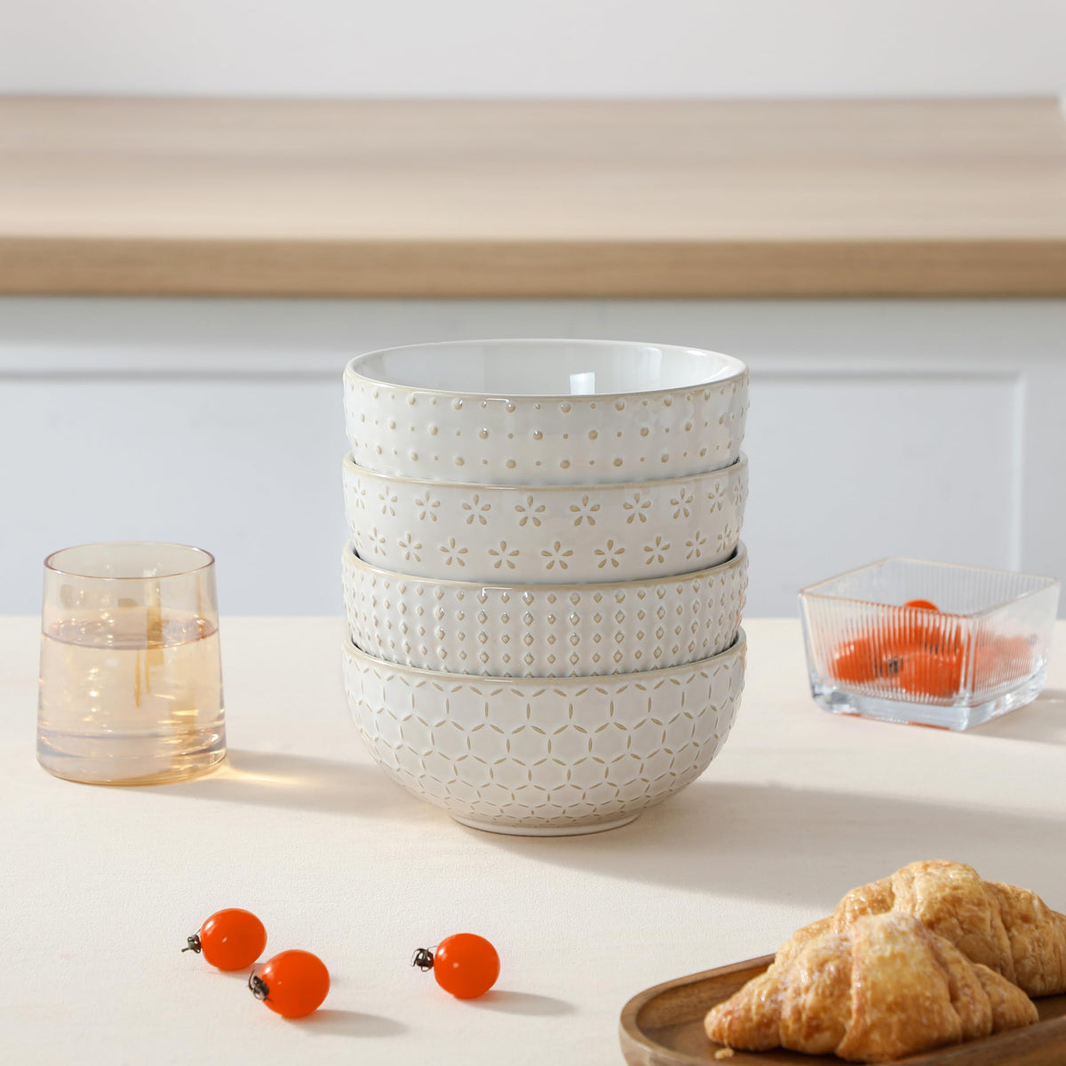 30 Ounce Ceramic Soup Bowls Set of 4 P797