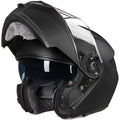 Matte Black Large Modular Full Face Motorcycle Helmet U263146