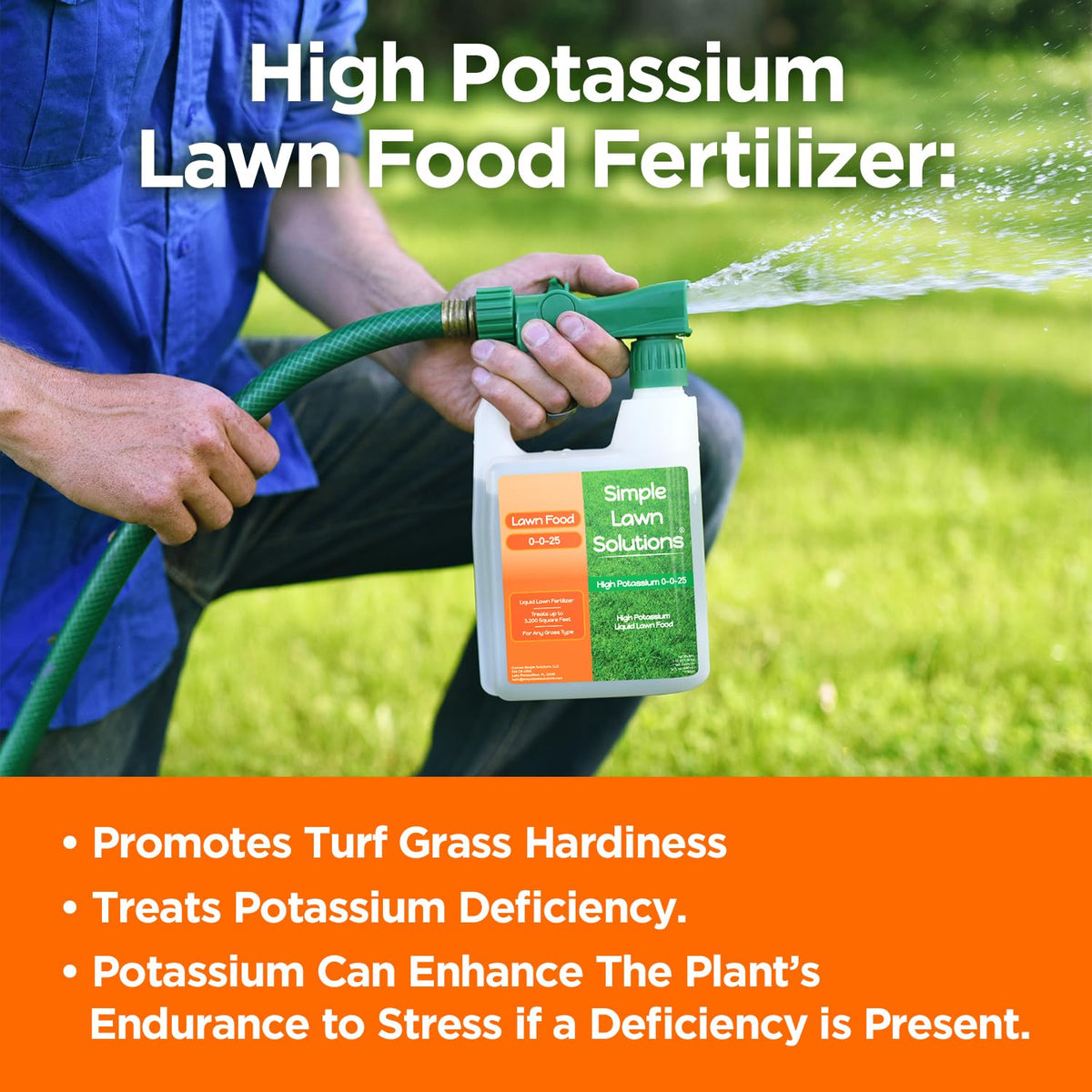 High Potassium Liquid Fertilizer 0-0-25 Concentrated Spray 32 Ounce J802