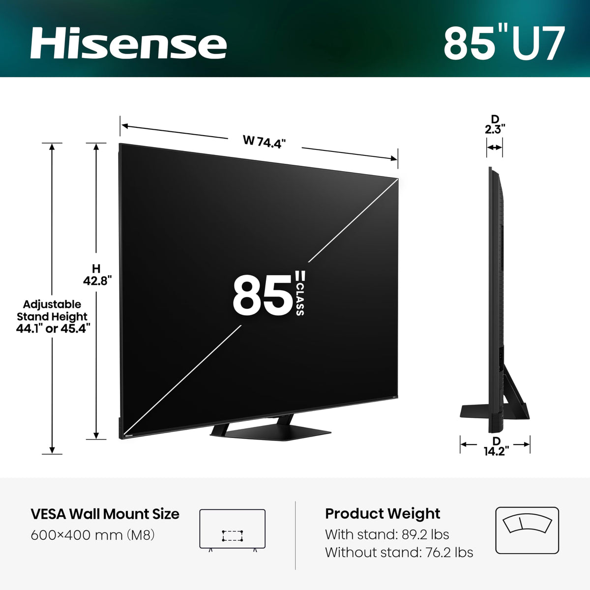 85" Mini-LED 4K UHD Smart Google TV Q42115