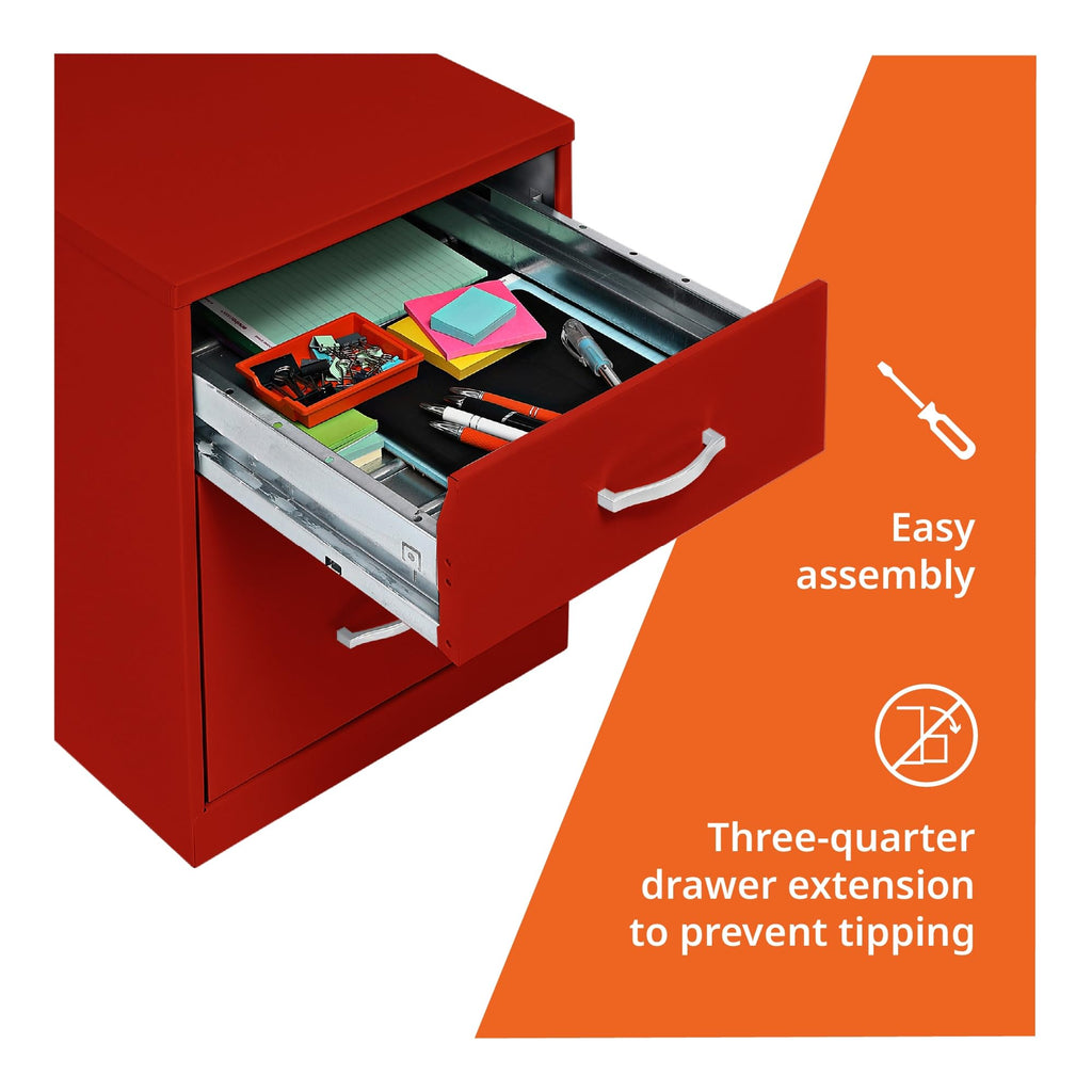 2 Drawer Locking Steel Filing Cabinet Z2595