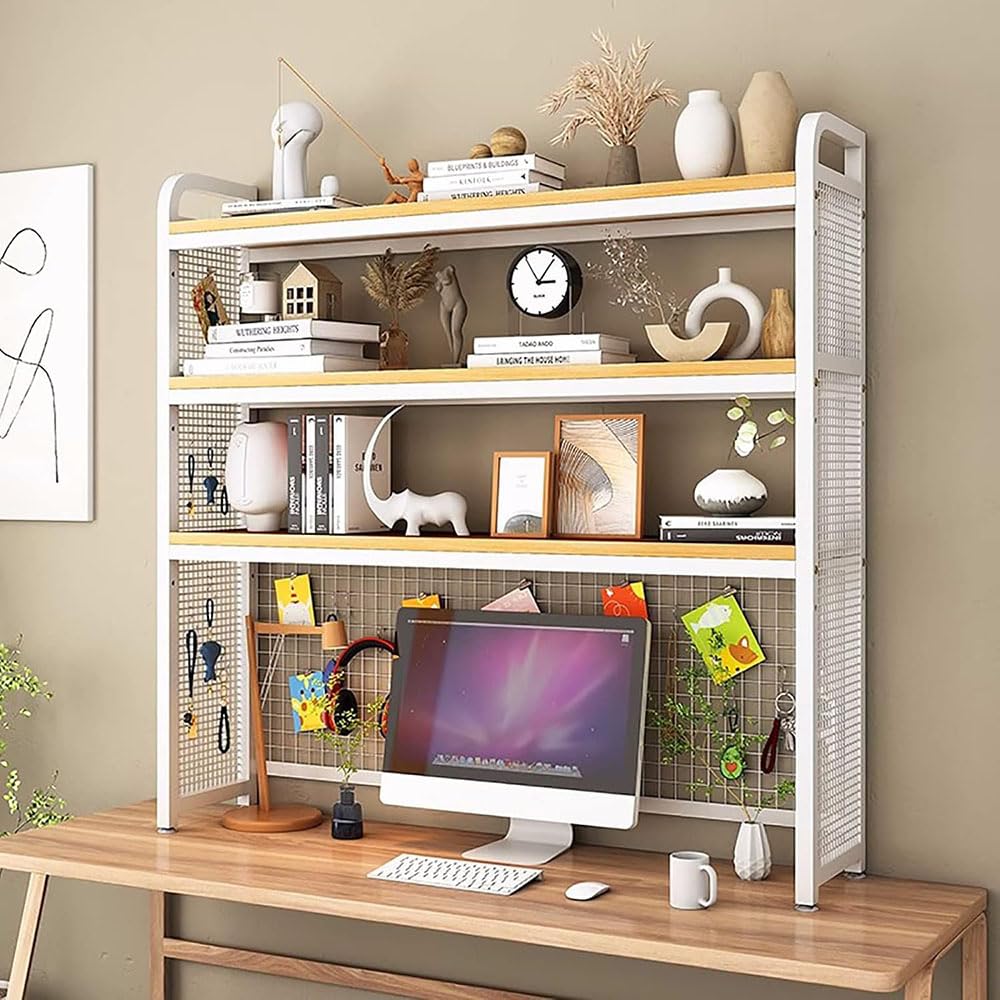 3-Tier Wood Desktop Bookshelf Q733