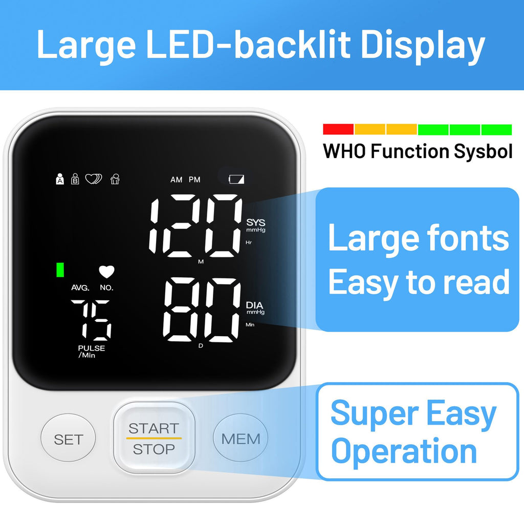 Blood Pressure Monitor Upper Arm 240 Memory White V536943