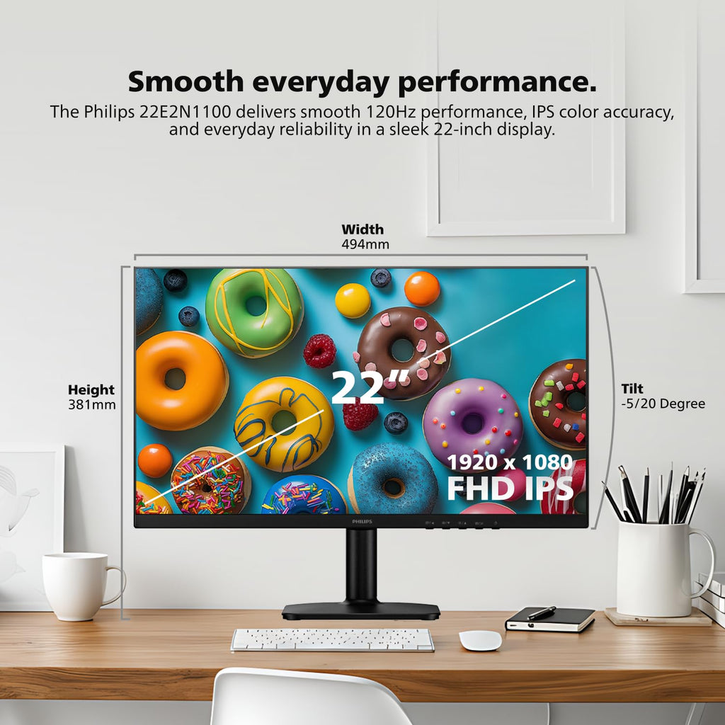 22 Inch FHD 120Hz IPS Computer Monitor X30099