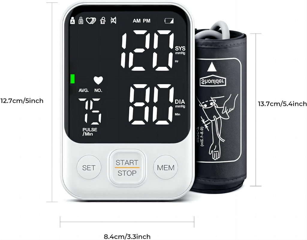 Blood Pressure Monitor Upper Arm 240 Memory White V536943