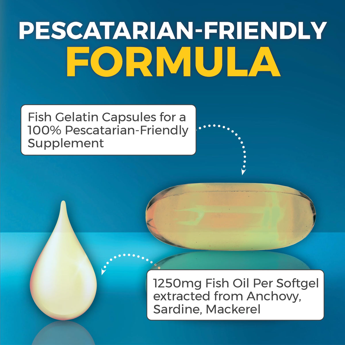 Omega 3 Fish Oil 2500 mg 90 Softgels D203104