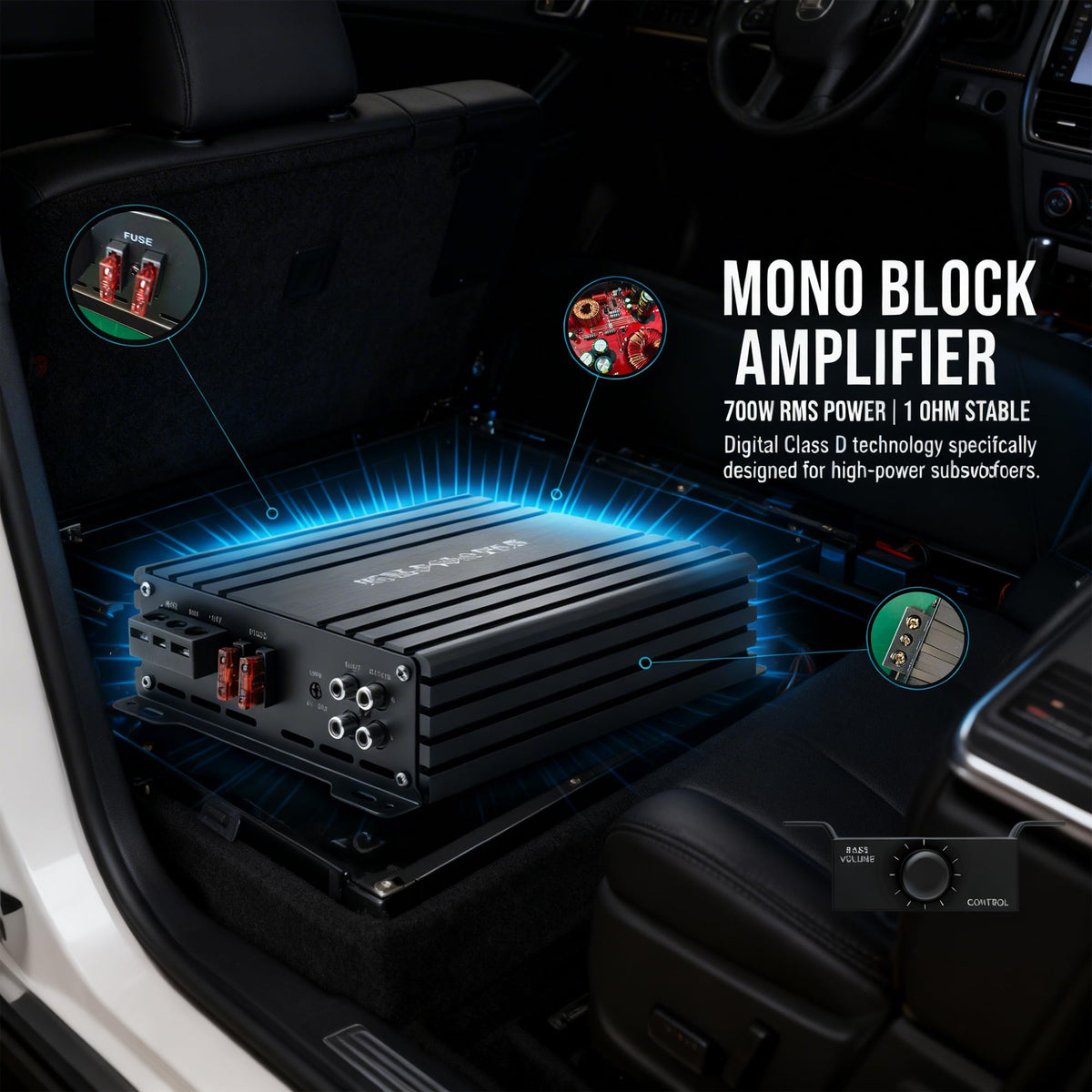 700W RMS Class D Mono Amplifier W3491