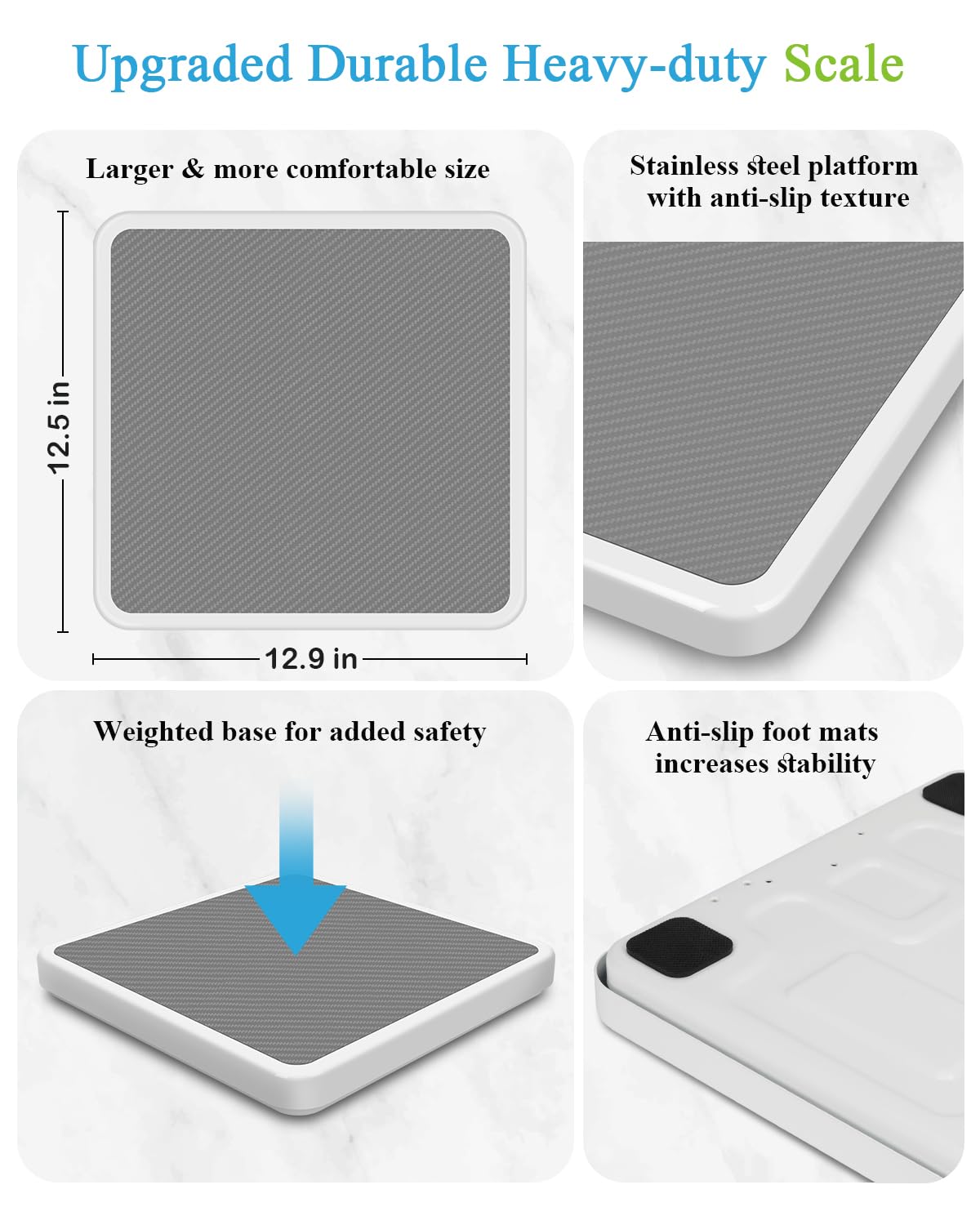 660 lb Digital Medical Floor Scale E928804