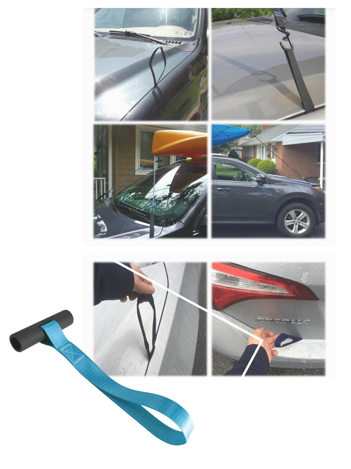 Heavy Duty Kayak Rack with Ratchet Tie X9447