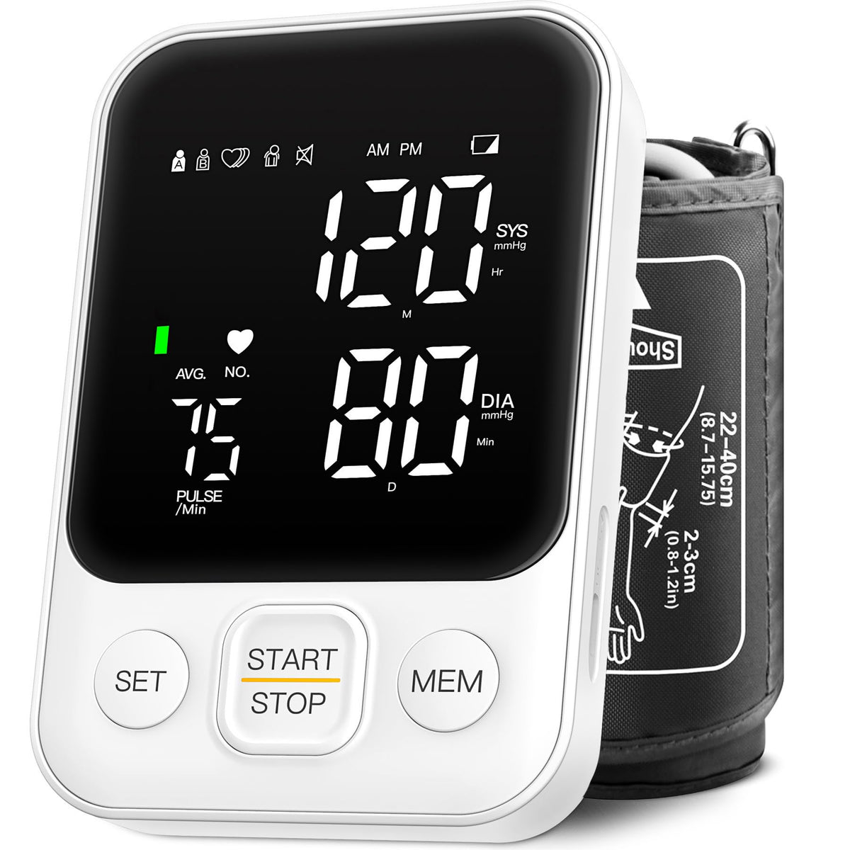 Blood Pressure Monitor Upper Arm 240 Memory White V536943