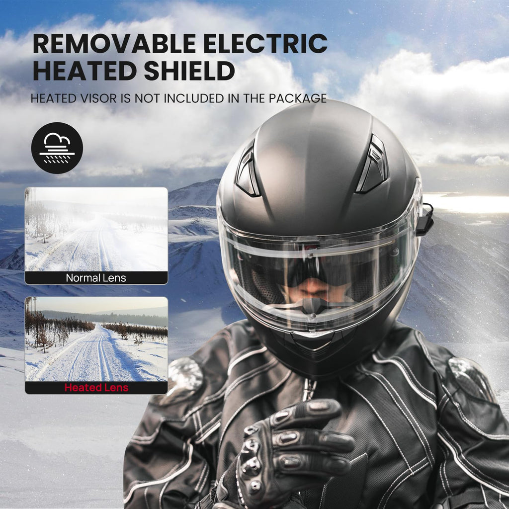 Full Face Motorcycle Helmet DOT Anti-Fog Pinlock I872