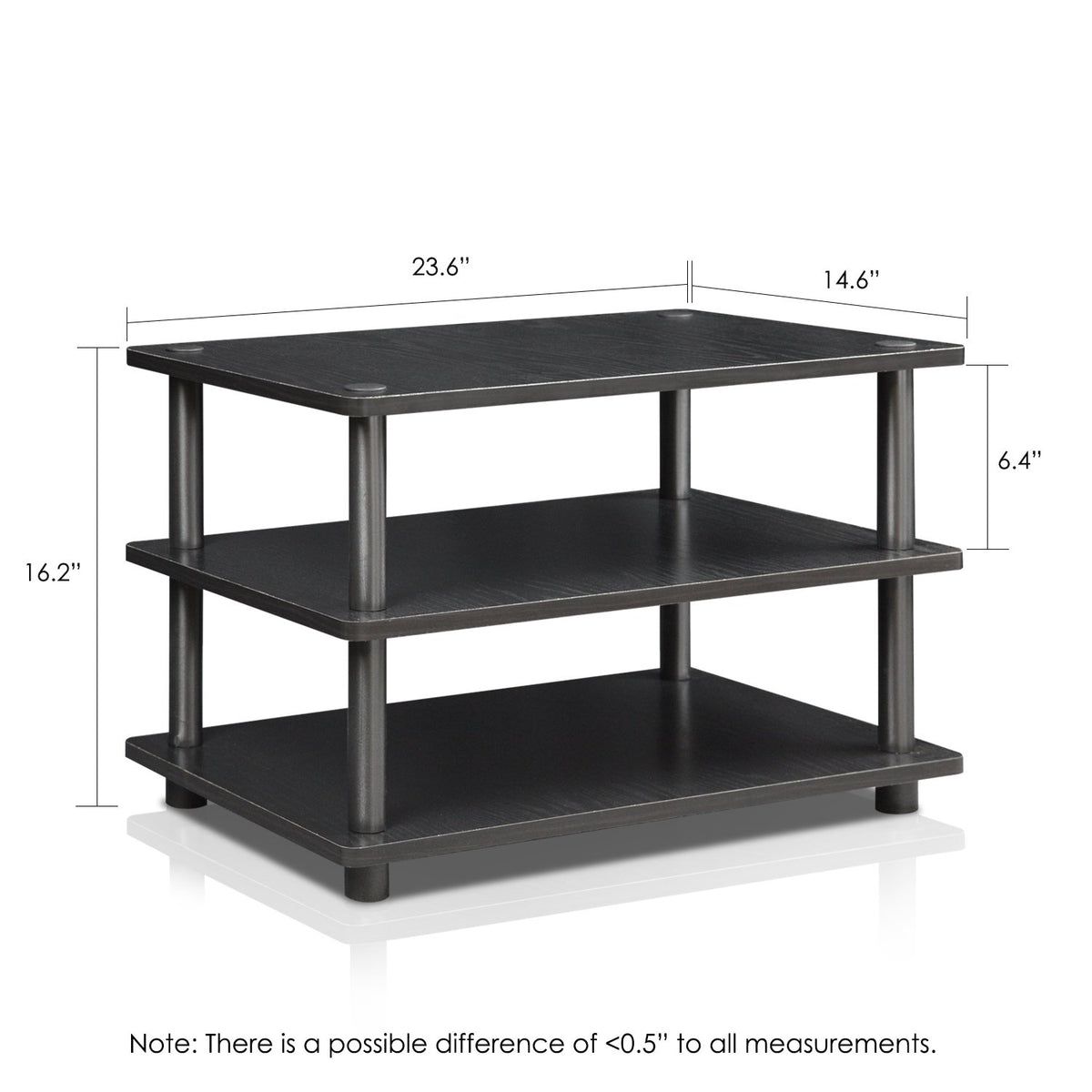 3-Tier Corner TV Stand for TV up to 25 Inch F6725