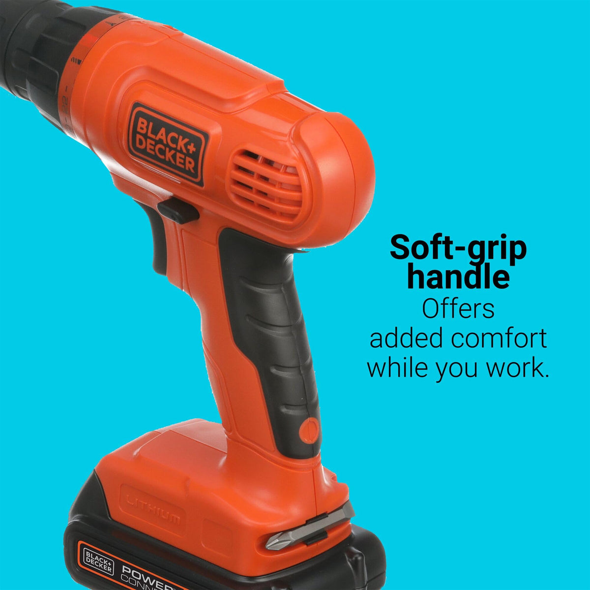 Cordless Drill Driver Kit with Drill Bit Set and Sockets, 100 pc. L42388