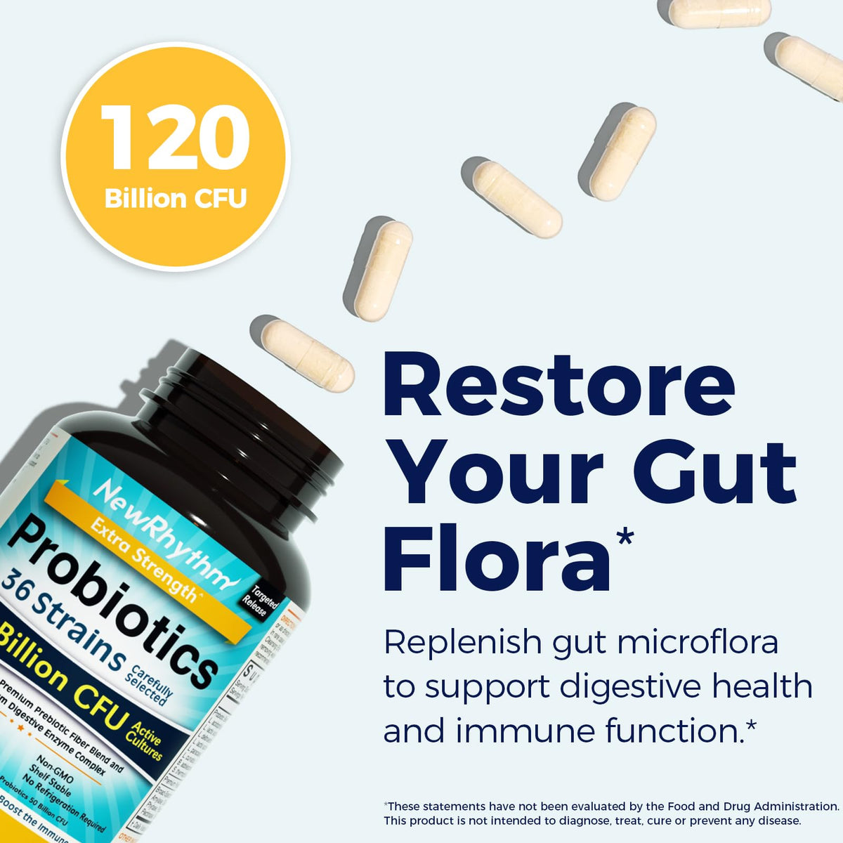 Probiotics 120 Billion CFU 36 Strains 30ct N449987