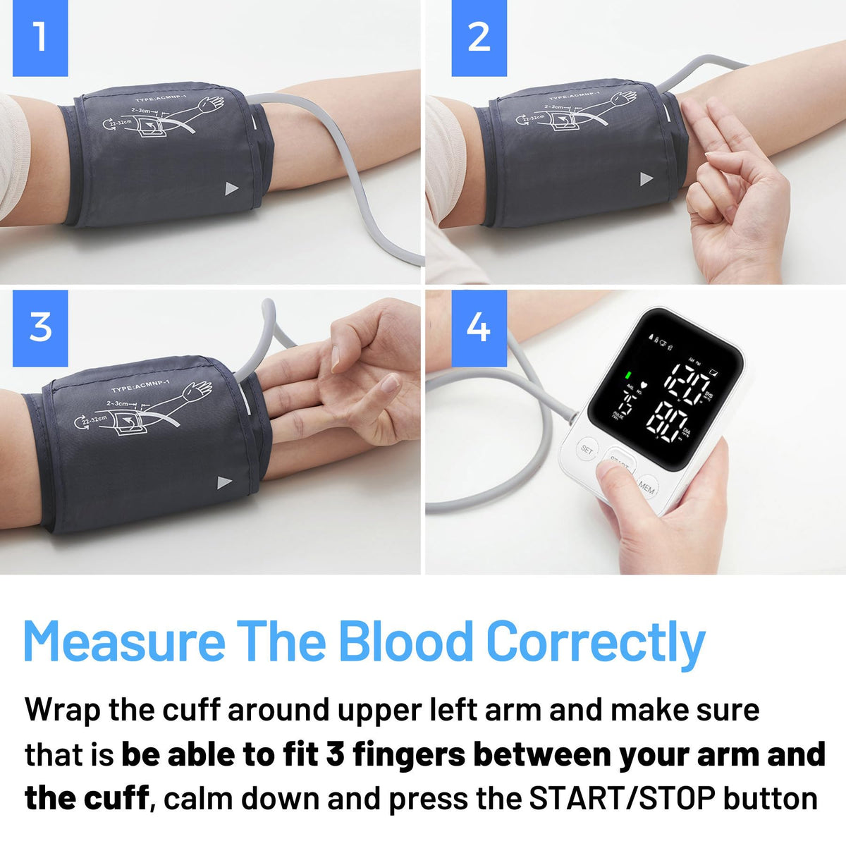 Blood Pressure Monitor Upper Arm 240 Memory White V536943