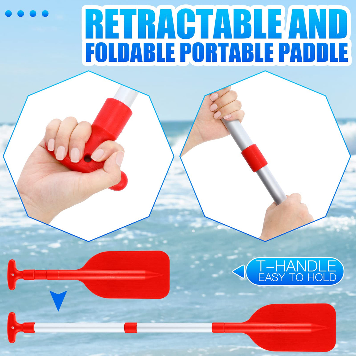 Telescoping Canoe Paddles 2 Pack Aluminum T37522
