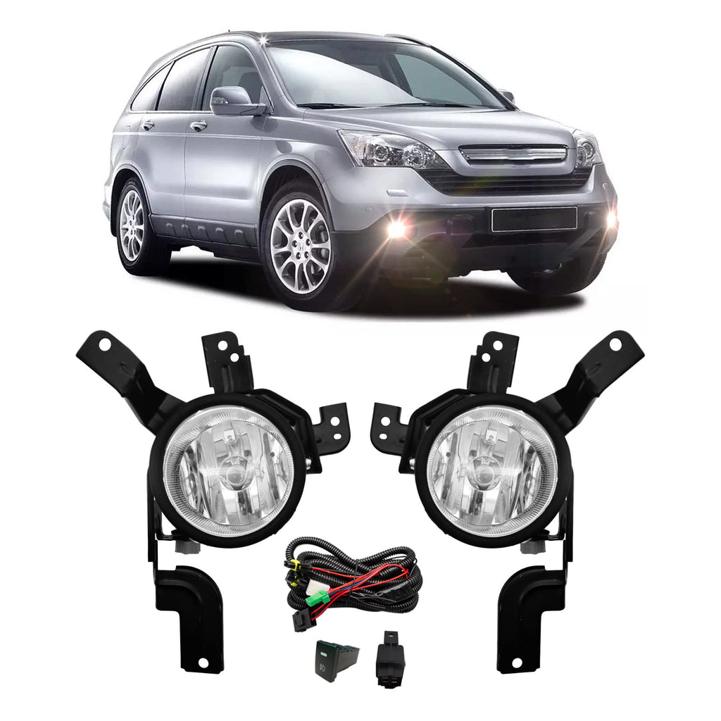 Driving Fog Lights with H11 12V 55W Halogen Bulbs & Switch and Wiring Kit W1735