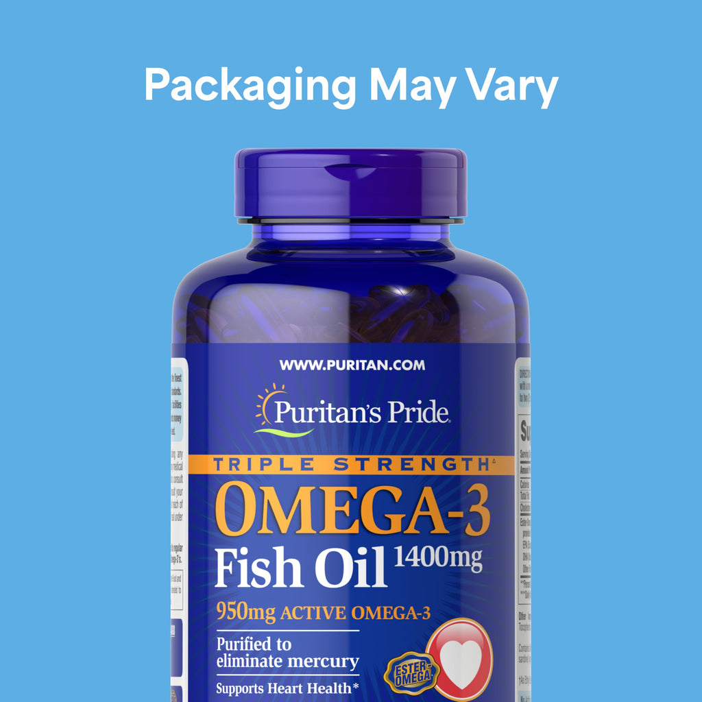 Triple Strength Omega-3 Fish Oil 1400mg 240 Softgels N202