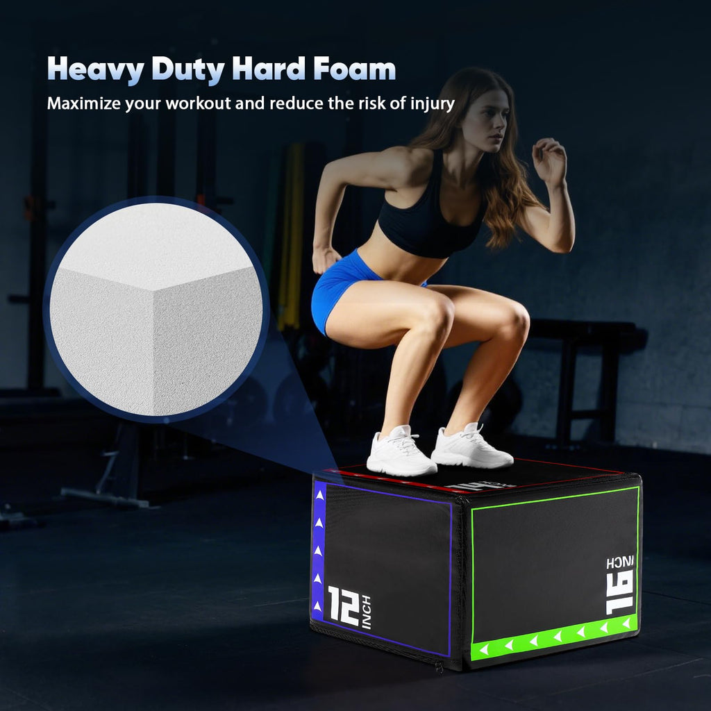 3 in 1 Foam Plyometric Jump Box V388