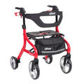 Red Standard Size Rollator Walker with Seat B268