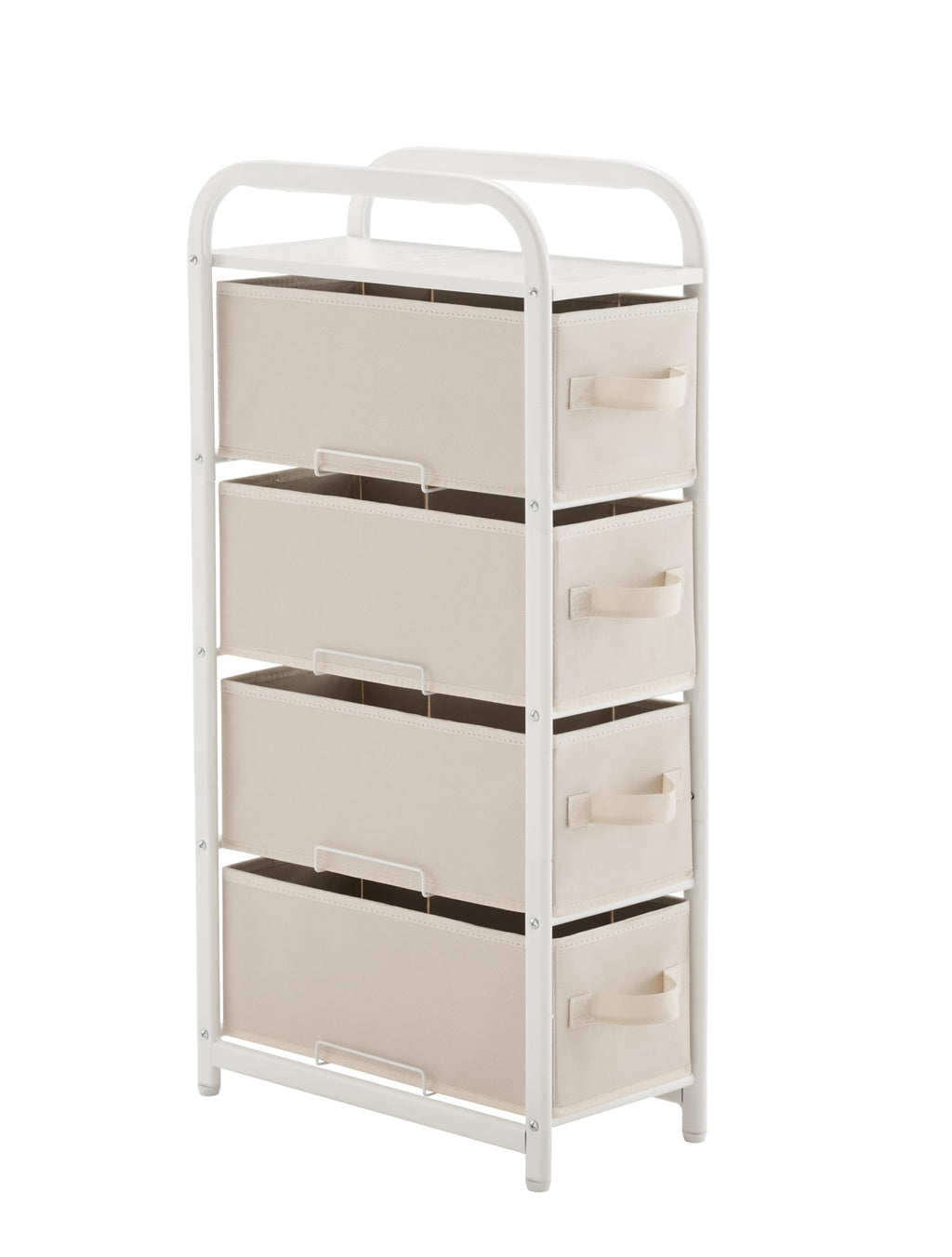 4 Drawer Narrow Fabric Dresser J81828