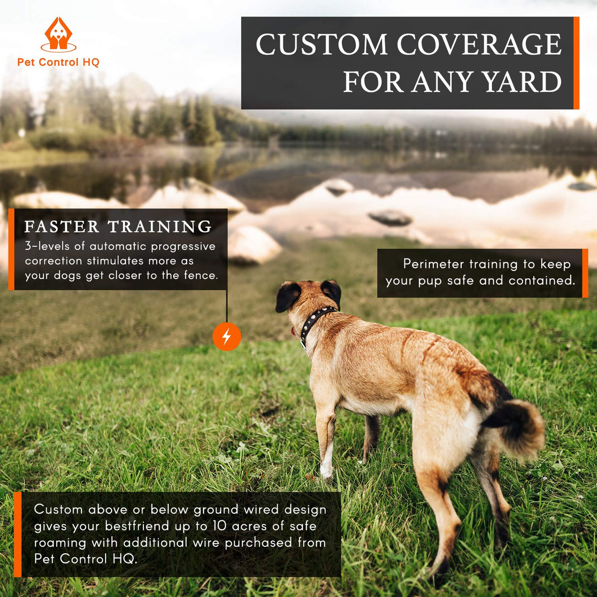 Wireless Dog Fence System with Remote C5628