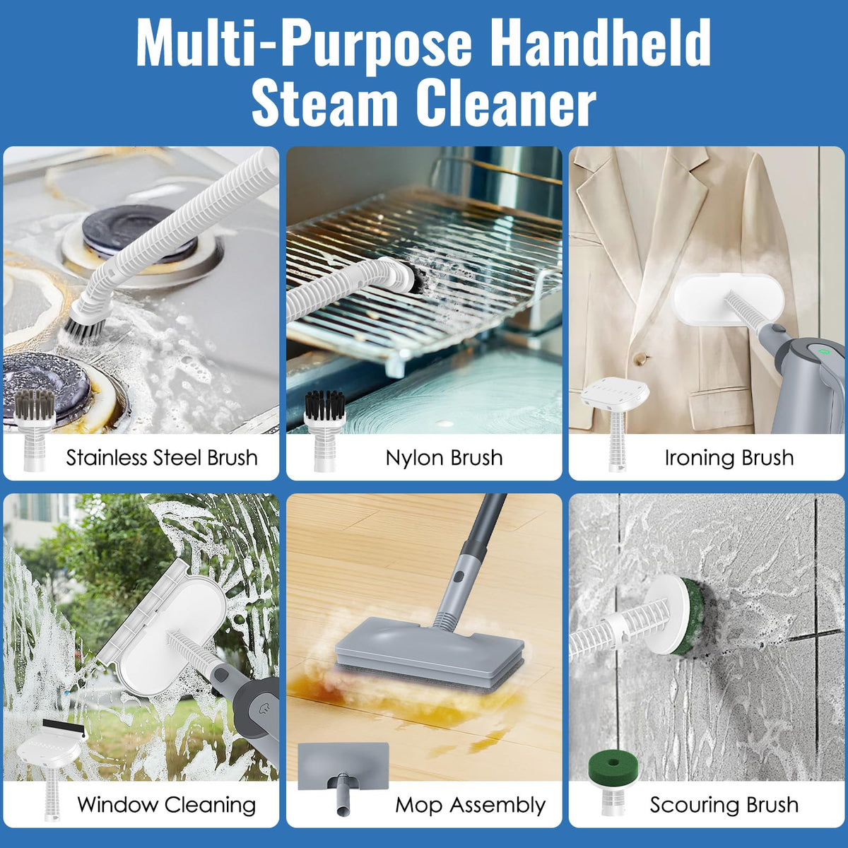Steam Mop & Handheld Steam Cleaner U81600