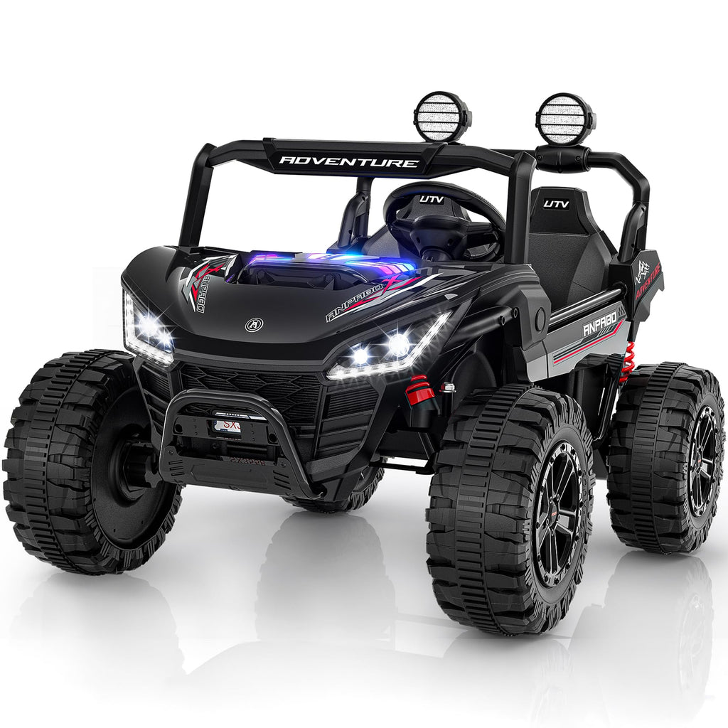 24V Ride on Toy with 4 x 200W Motors, Black F285