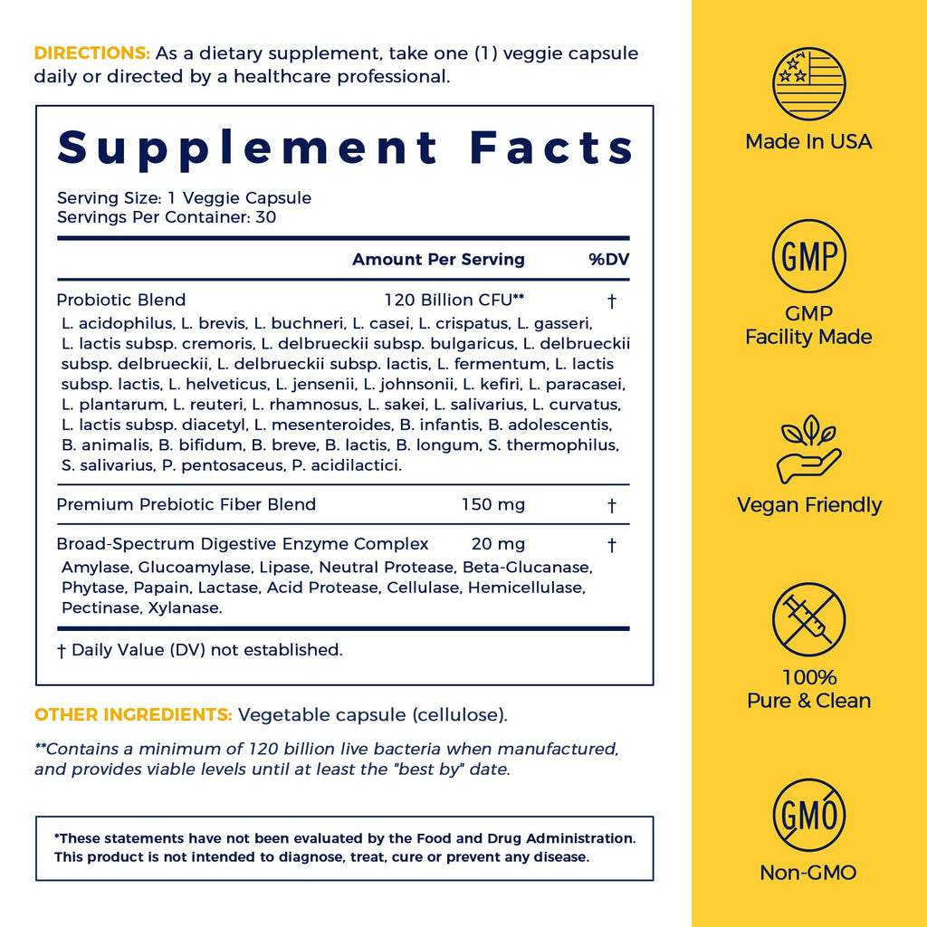 Probiotics 120 Billion CFU 36 Strains 30ct N449987