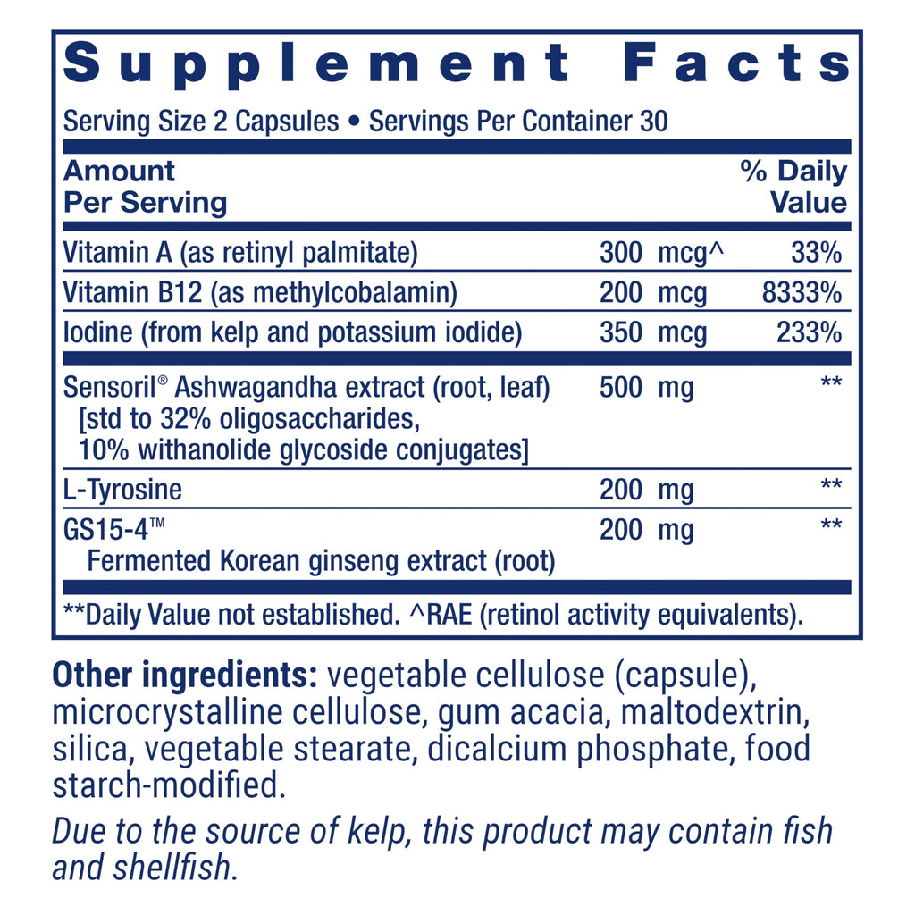 Thyroid Support Complex 60 Capsules F25639