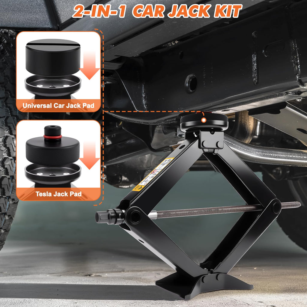 3 Ton Portable Scissor Jack Kit I4134