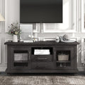 Espresso Particleboard TV Stand with Two Drawers A216