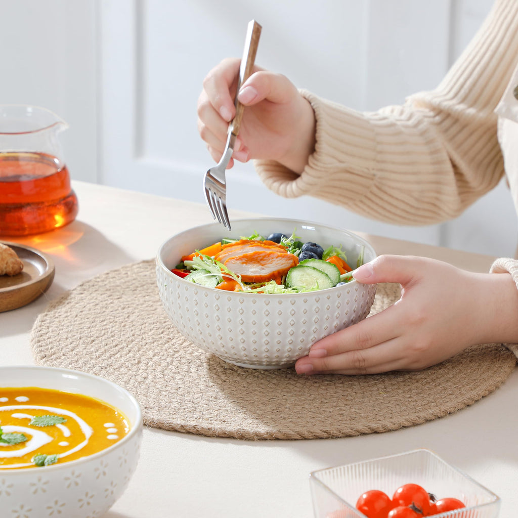30 Ounce Ceramic Soup Bowls Set of 4 P797