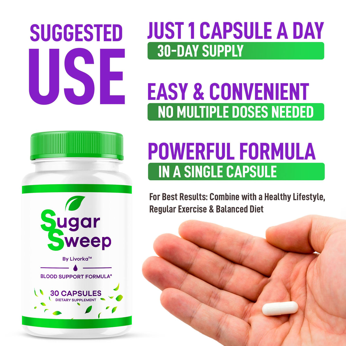 30 Capsules Supplement Pills V711