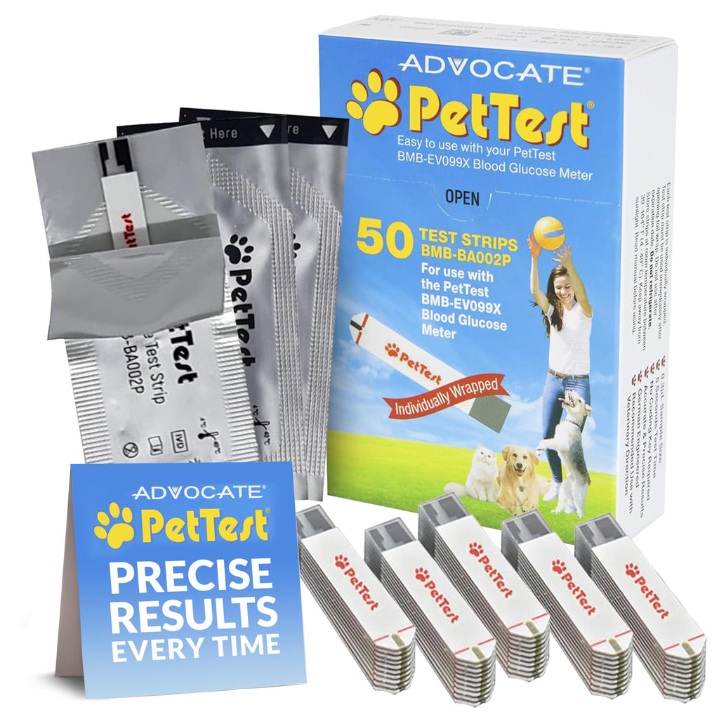 Blood Glucose Test Strips for Dogs & Cats, 50 R845