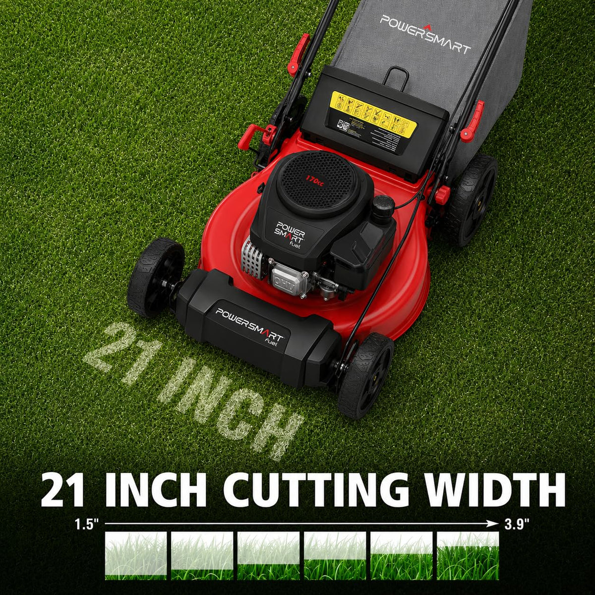 21-Inch 3-in-1 Gas Self-Propelled Lawn Mower K11873