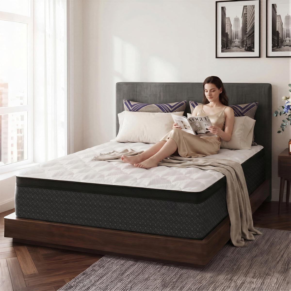 Full Size 12" Hybrid Memory Foam Mattress K36592