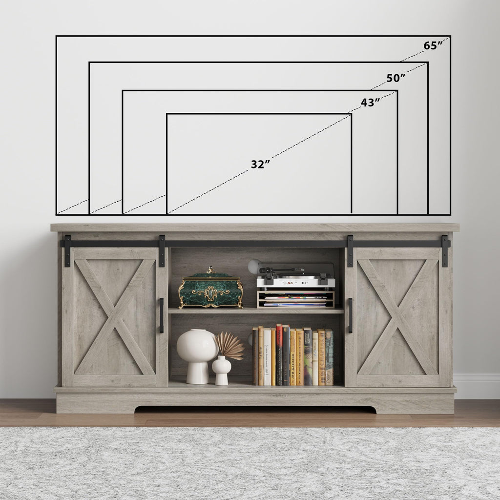 Farmhouse TV Stand and Entertainment Center X951586