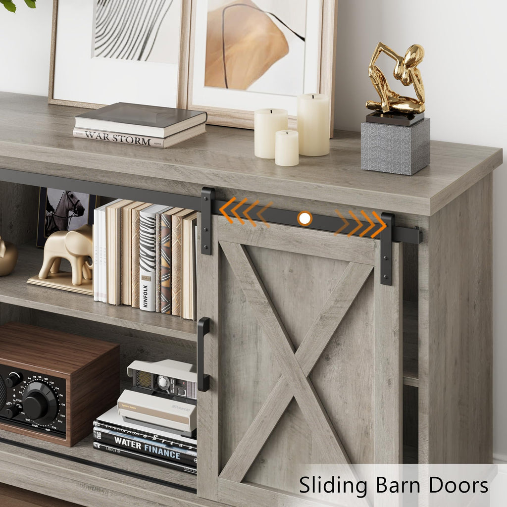 Farmhouse TV Stand and Entertainment Center X951586