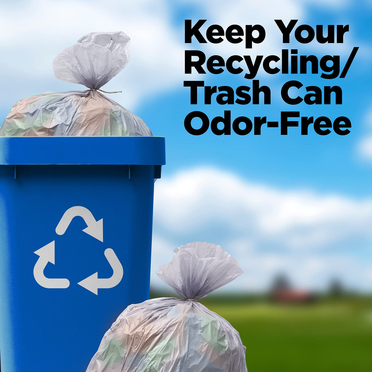 42 Gallon Clear Trash Bags 50 Count 3 Mil H597444