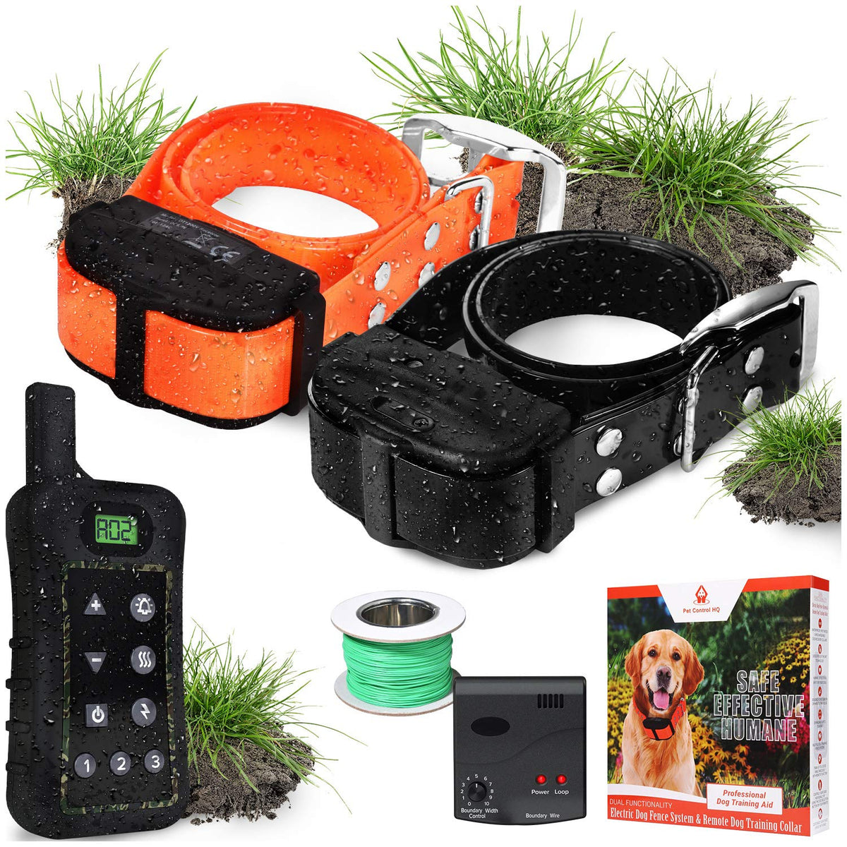 Wireless Dog Fence System with Remote C5628