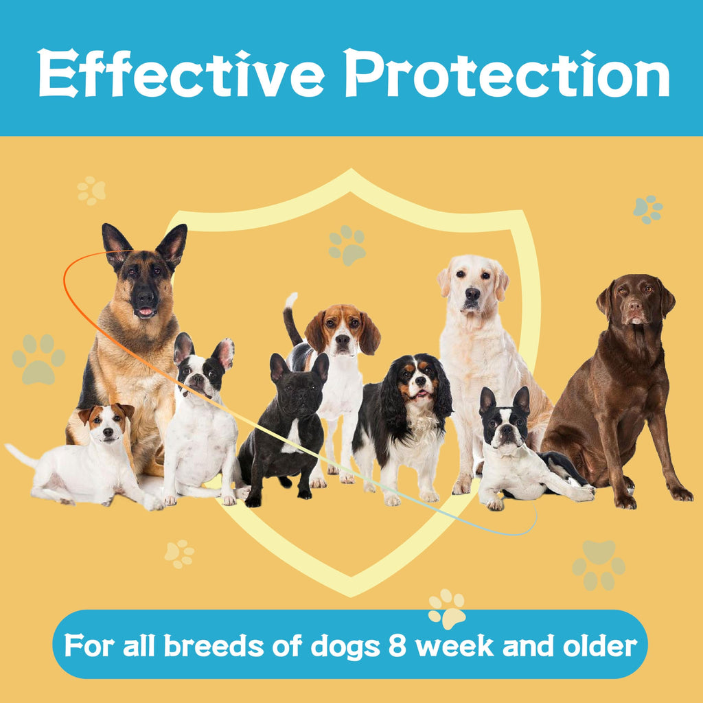 Flea and Tick Prevention for Dogs 6 Doses O5147